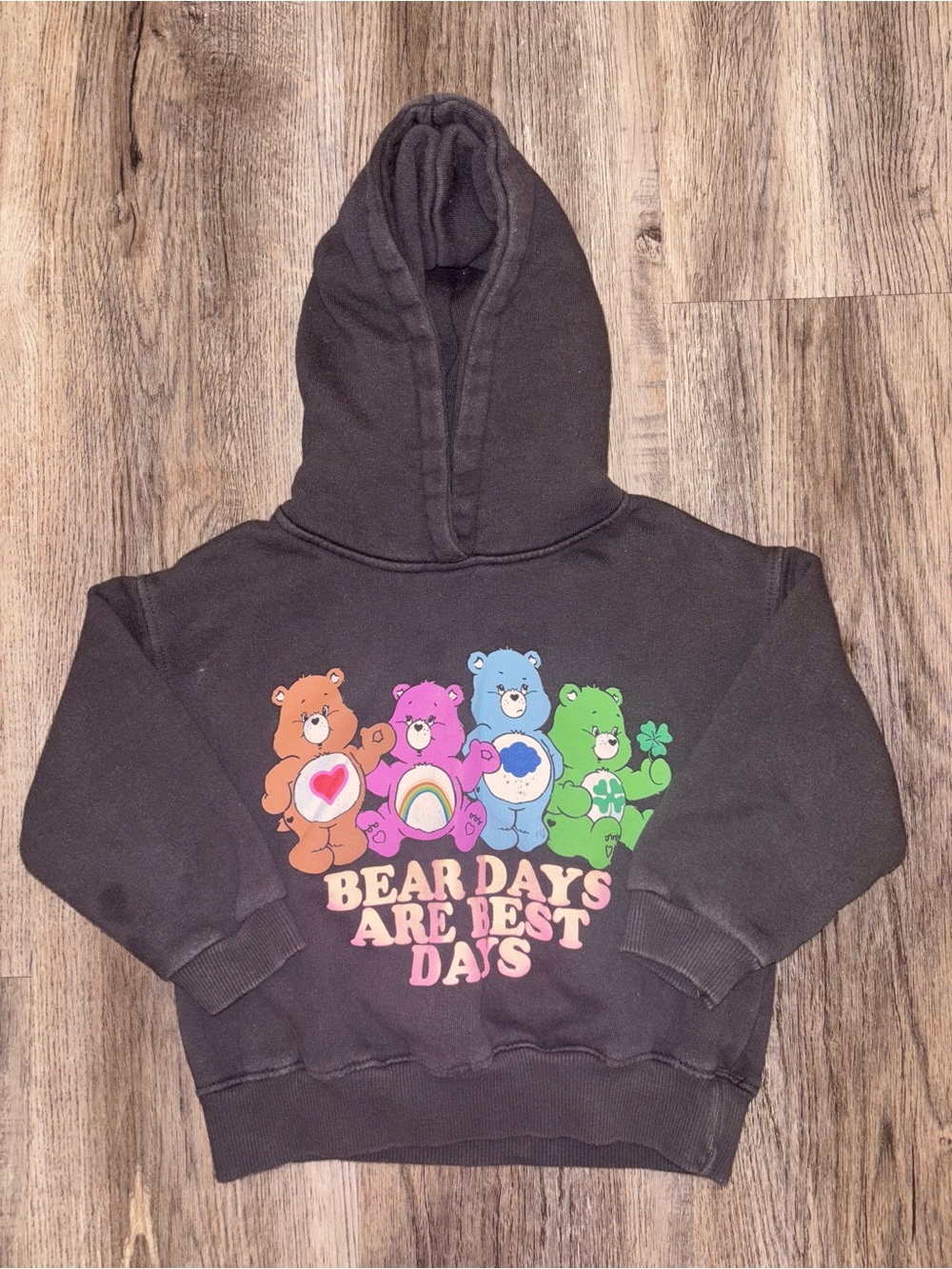 USED Toddler Care Bear Hoodie
